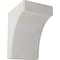 Ekena Millwork 5 1/4"W x 6"D x 8"H Clarksville Wood Vintage Decor Bracket, Chalk Dust White BKTWD05X06X08CVWH - alternate 1